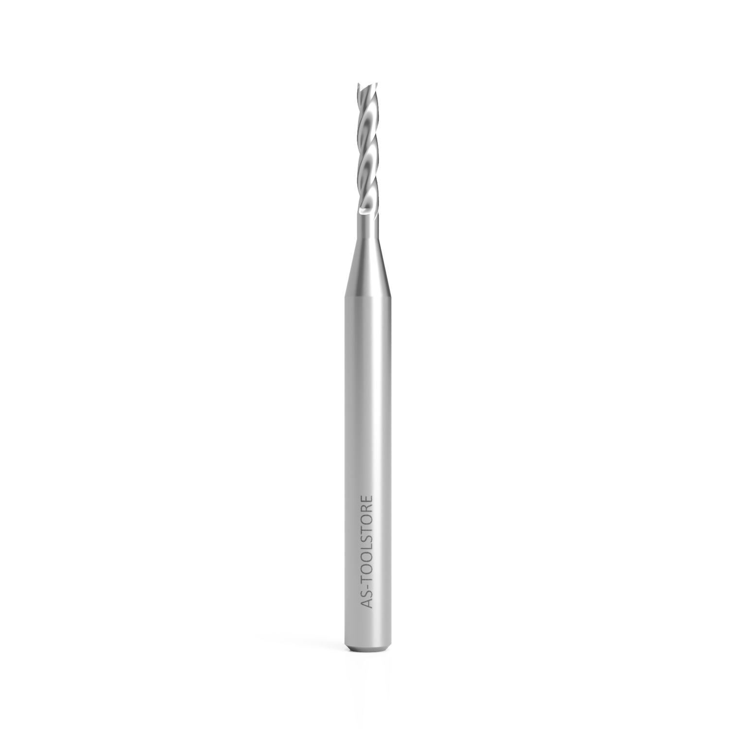VHM-Dreischneider Fischschwanz Anschliff 1/8" Schaft