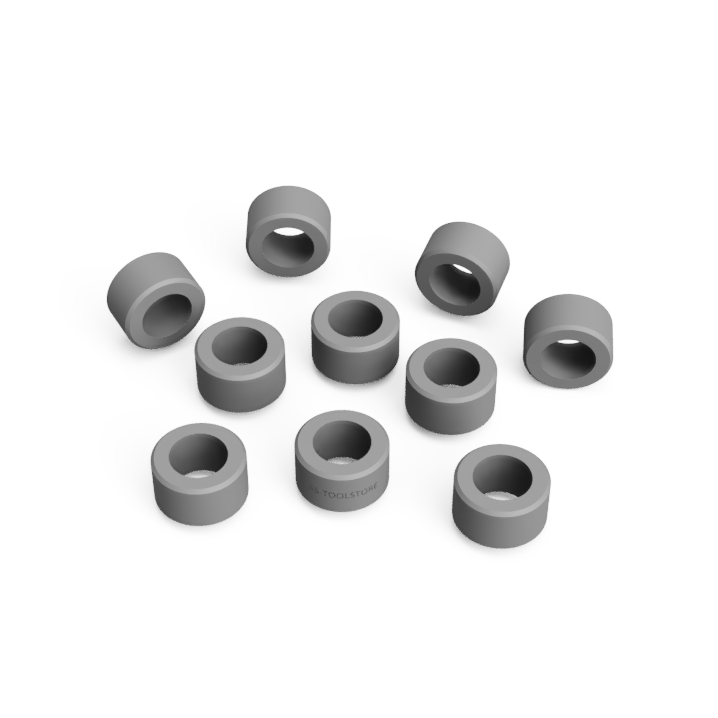 Distanzring für VHM-Fräser und Hartmetallbohrer mit 1/8" Schaft grau